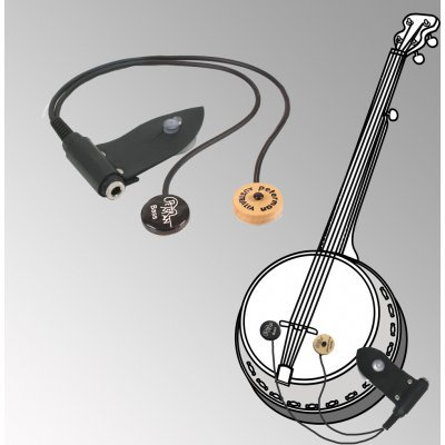 Peterman - dual external -  banjo pickup