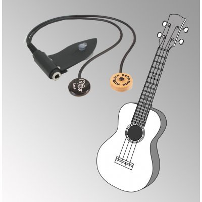 Peterman - dual external -  ukulele pickup